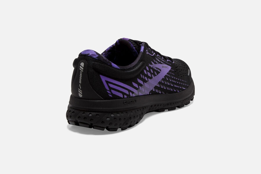 Ghost 13 Road Brooks Running Shoes NZ Mens - Black/Purple - EHCJIS-759